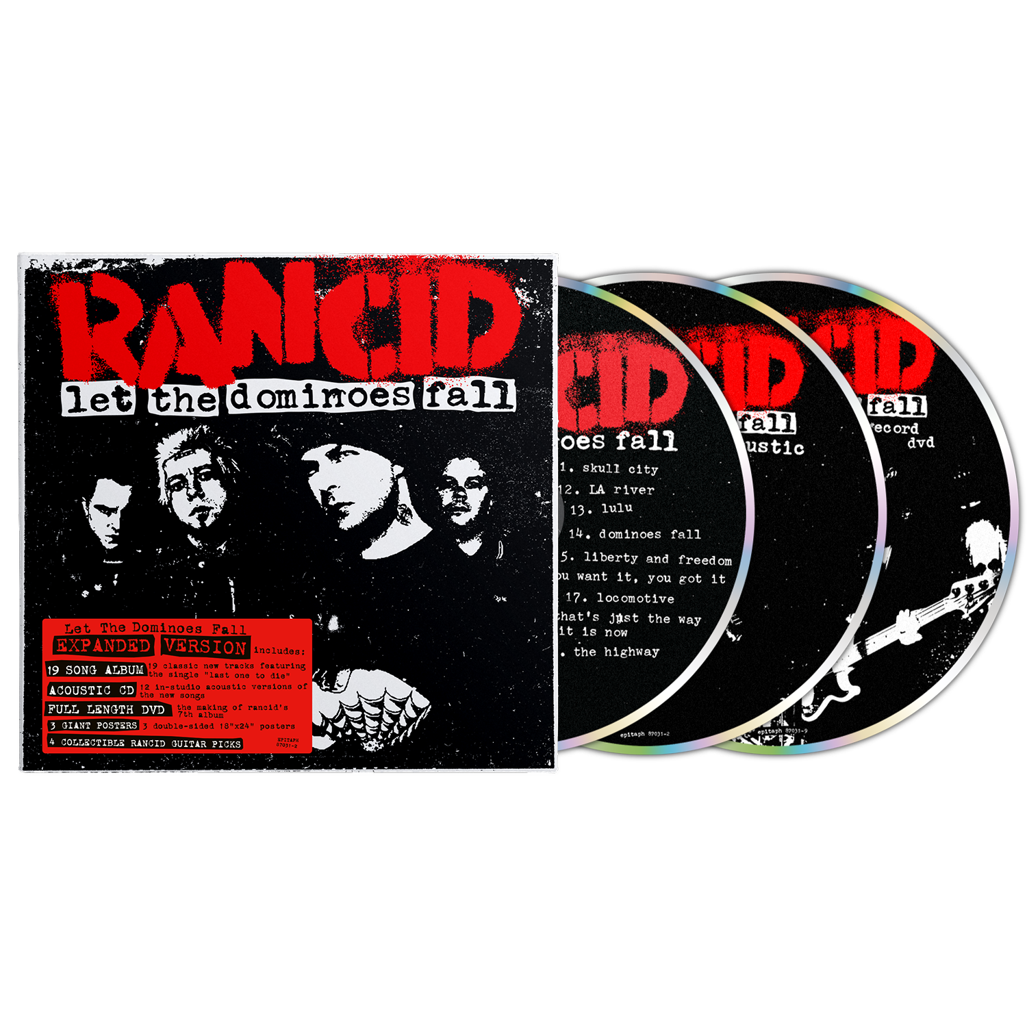 【未開封】RANCID Let the Dominoes Fall 限定セット 未開封】RANCID Let the Dominoes Fall 限定セット 未開封】RANCID Let