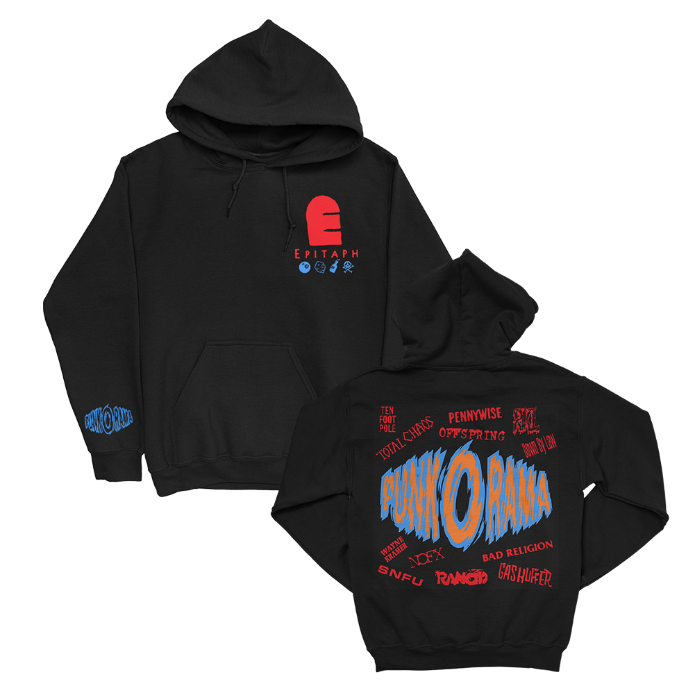 Punk-O-Rama Logo Pullover Hoodie (Black) – Epitaph Records