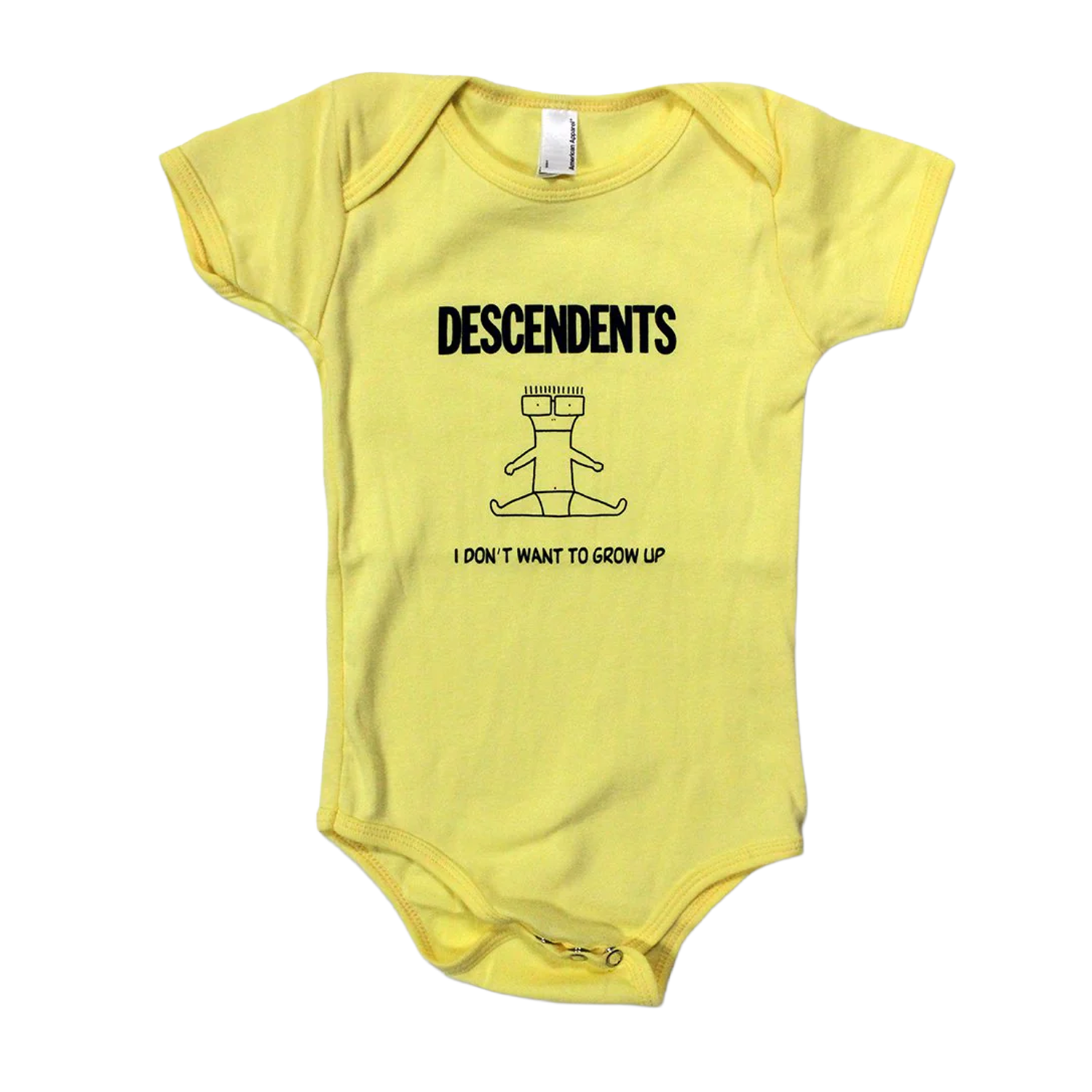 I Don't Want To Grow Up Onesie (Yellow)