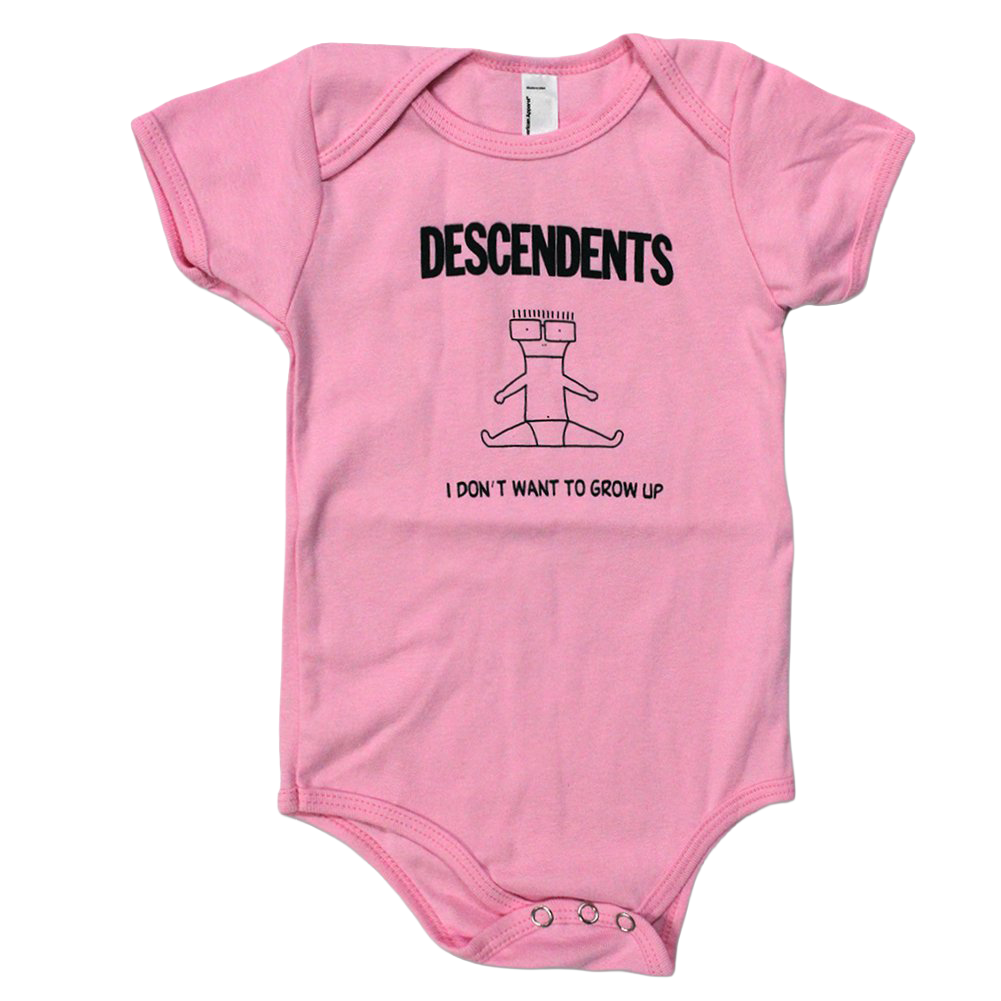 I Don't Want To Grow Up Onesie (Pink)