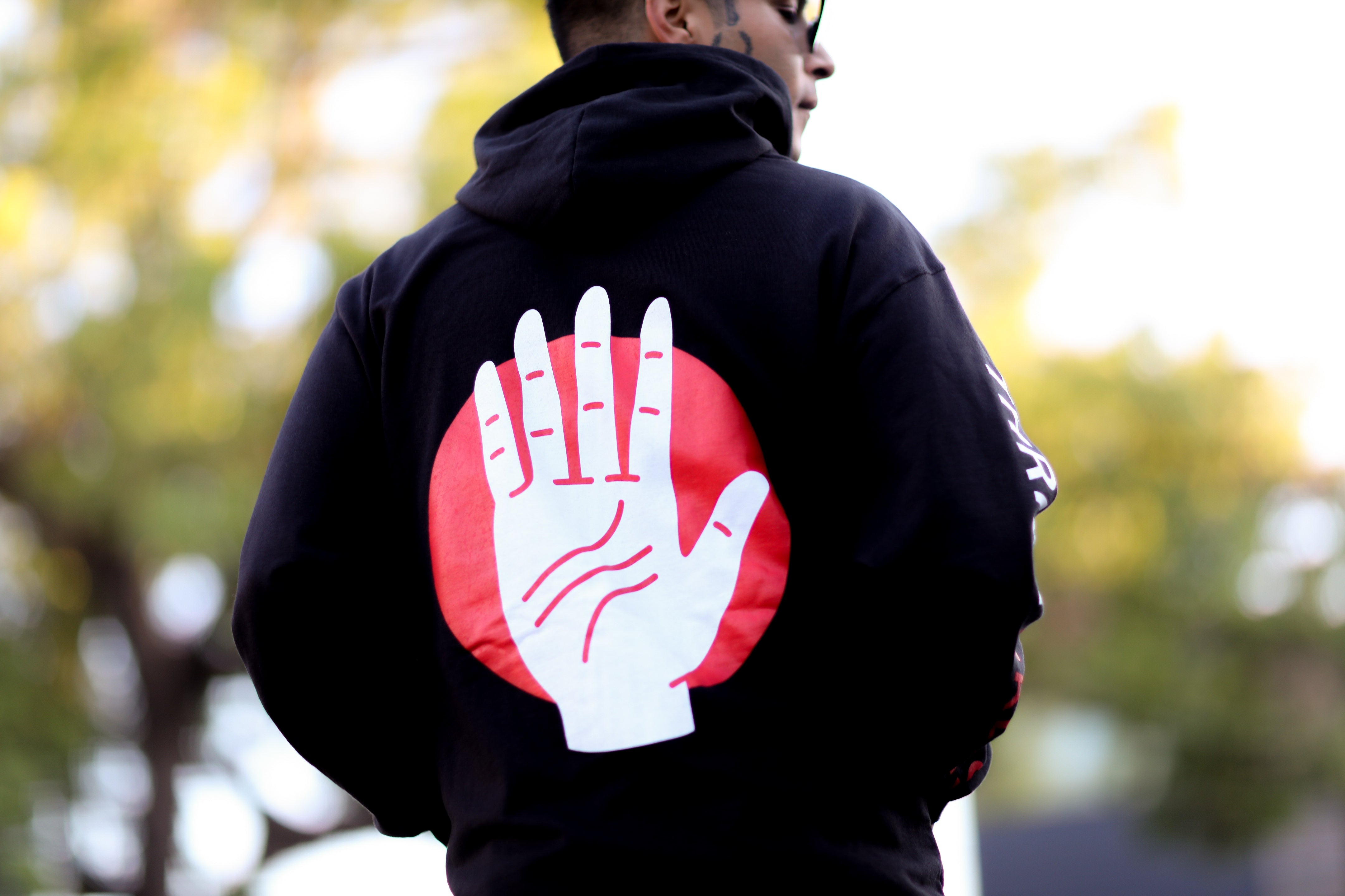 Palms Zip-Up Hoodie (Black) – Epitaph Records