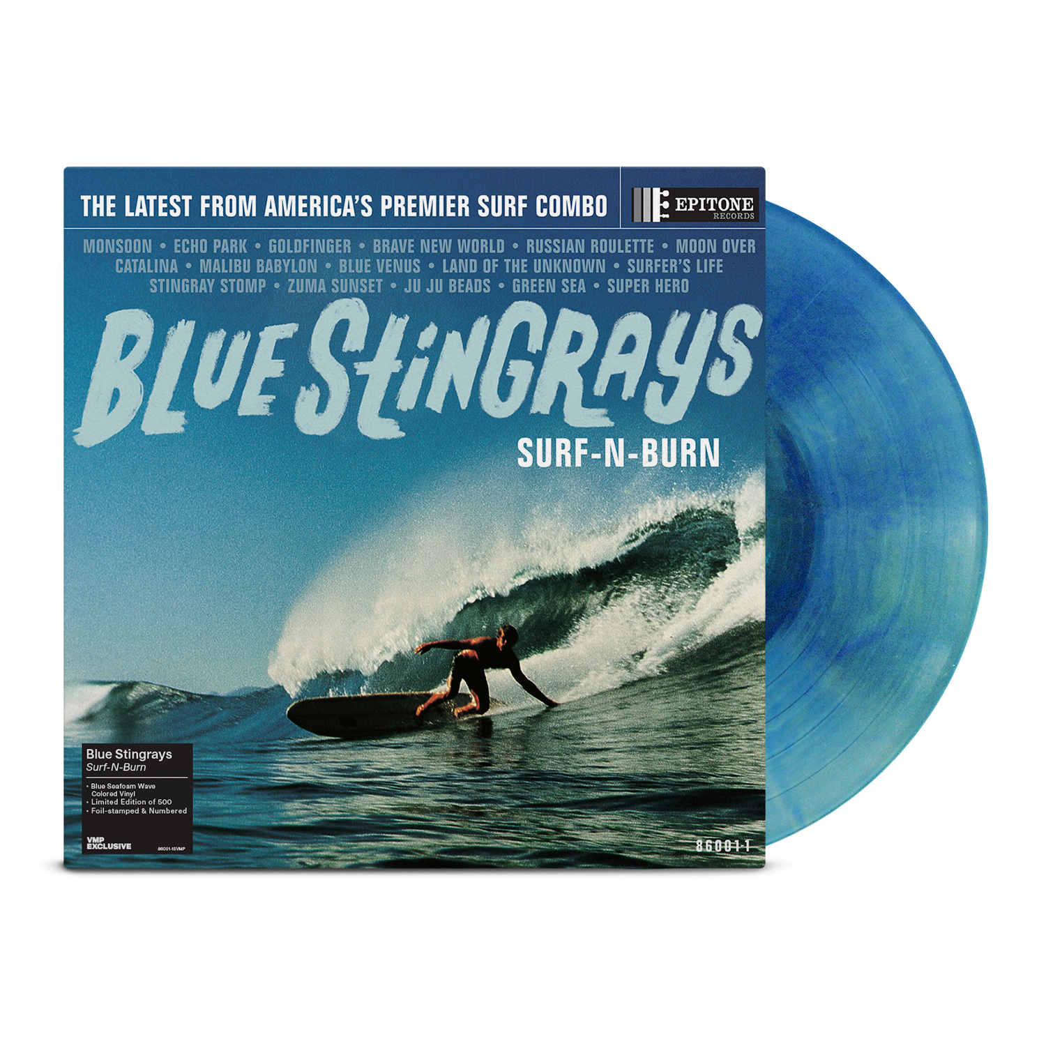 Surf-N-Burn LP (Blue Seafoam Wave)