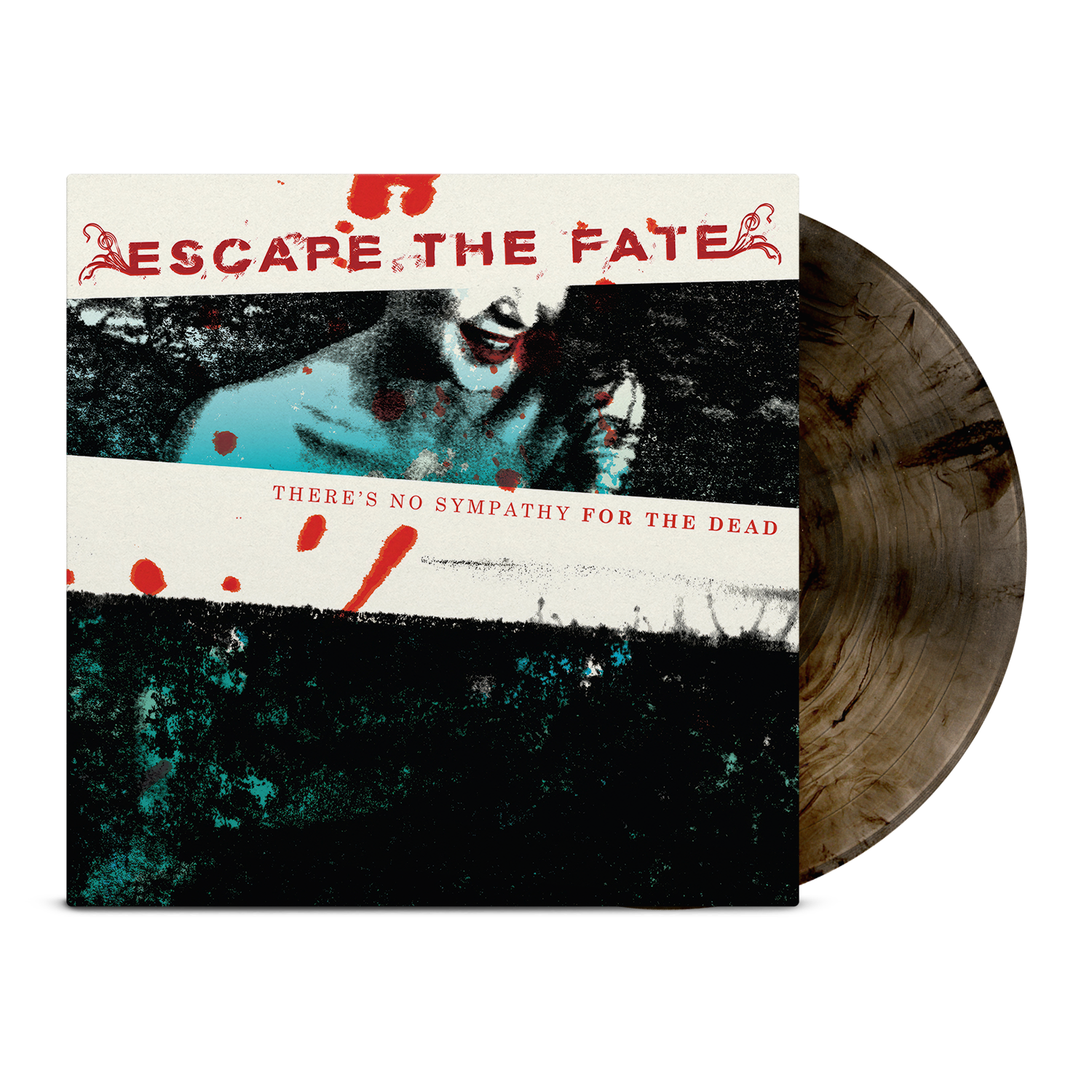 There's No Sympathy for the Dead 12" EP (Clear Black Marble)