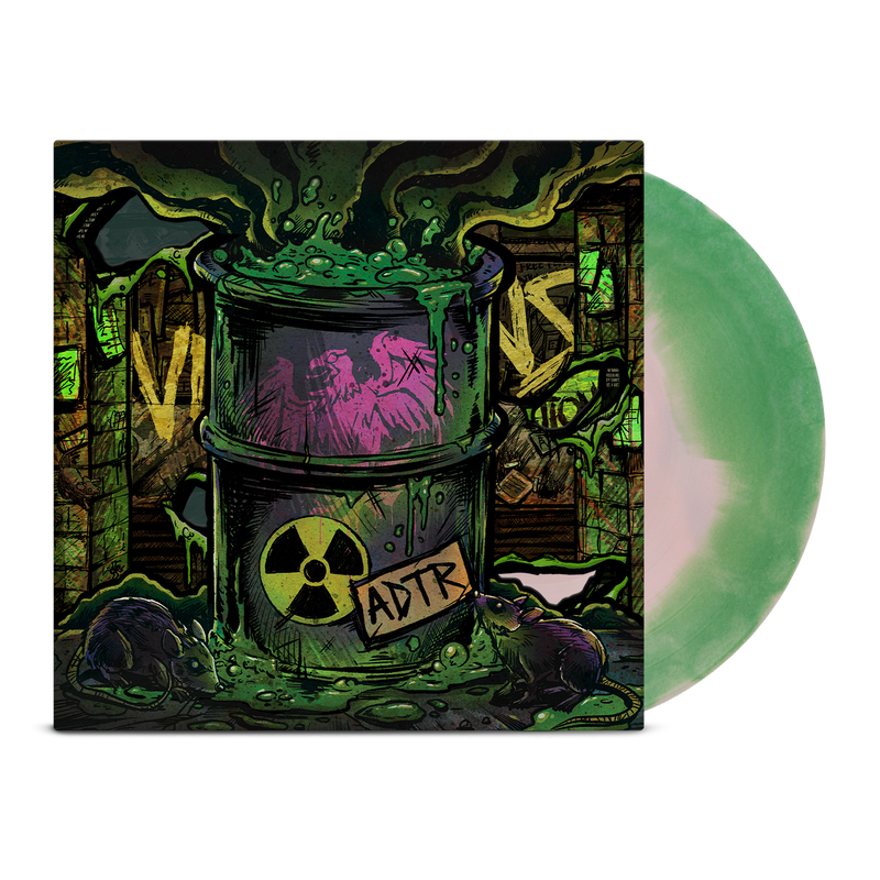 A Day To Remember - Bad Vibrations 10th Anniversary Edition LP (Pink & Green)
