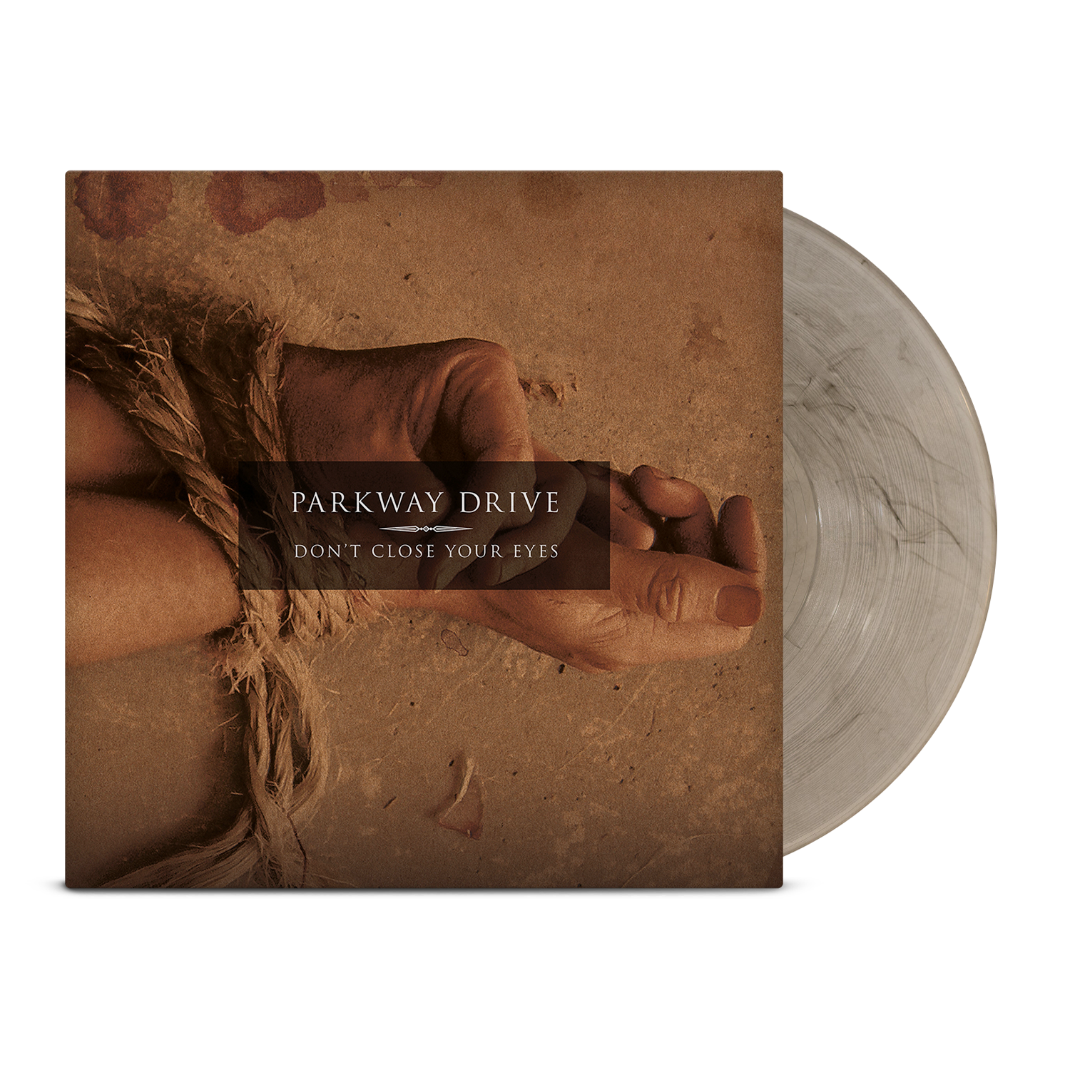 Don't Close Your Eyes LP (Clear w/ Black Smoke)