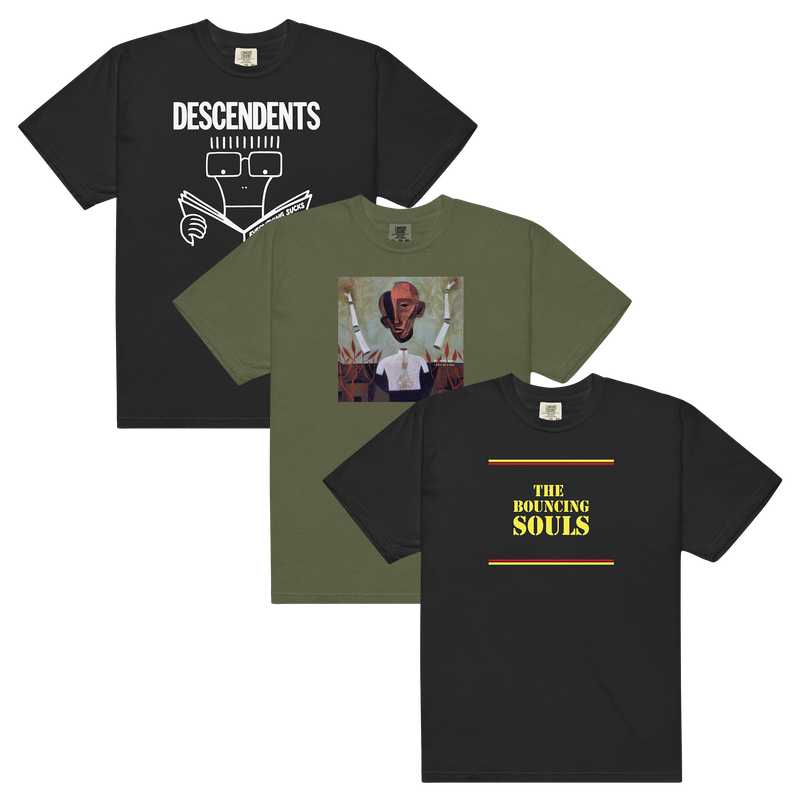 Descendents + Hot Water Music + The Bouncing Souls T-Shirt Bundle