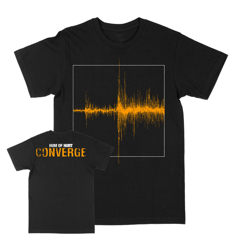 Hum of Hurt T-Shirt (Black) Front and Back