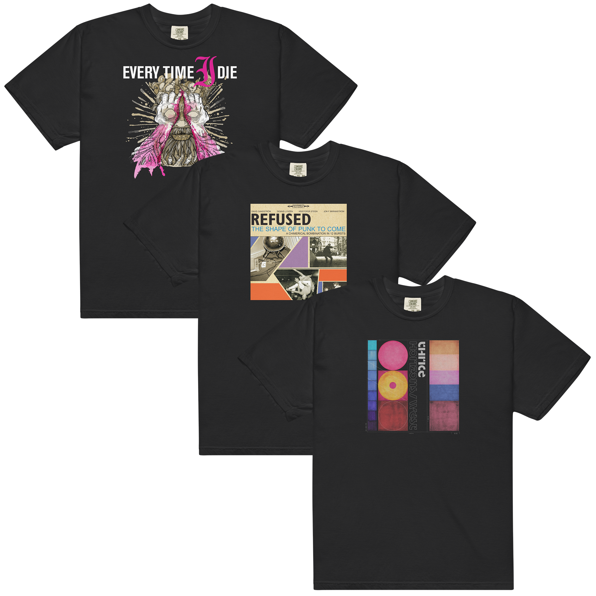 Every Time I Die + Refused + Thrice T-Shirt Bundle