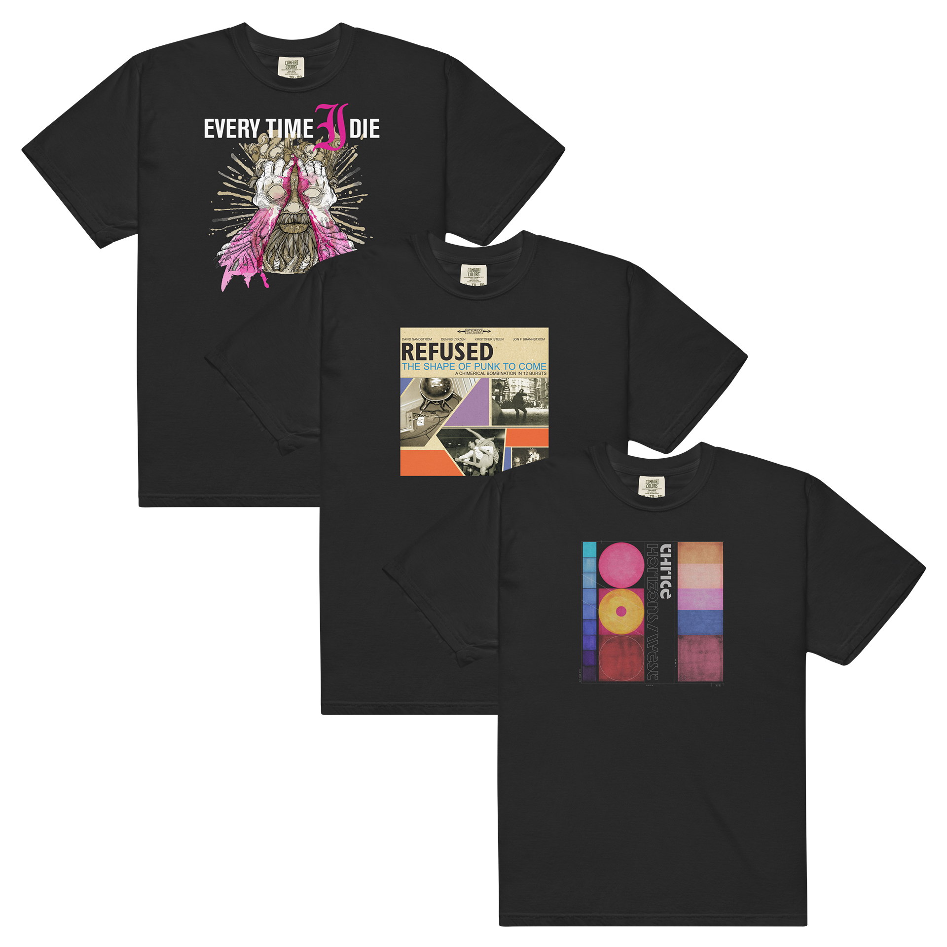 Every Time I Die + Refused + Thrice T-Shirt Bundle