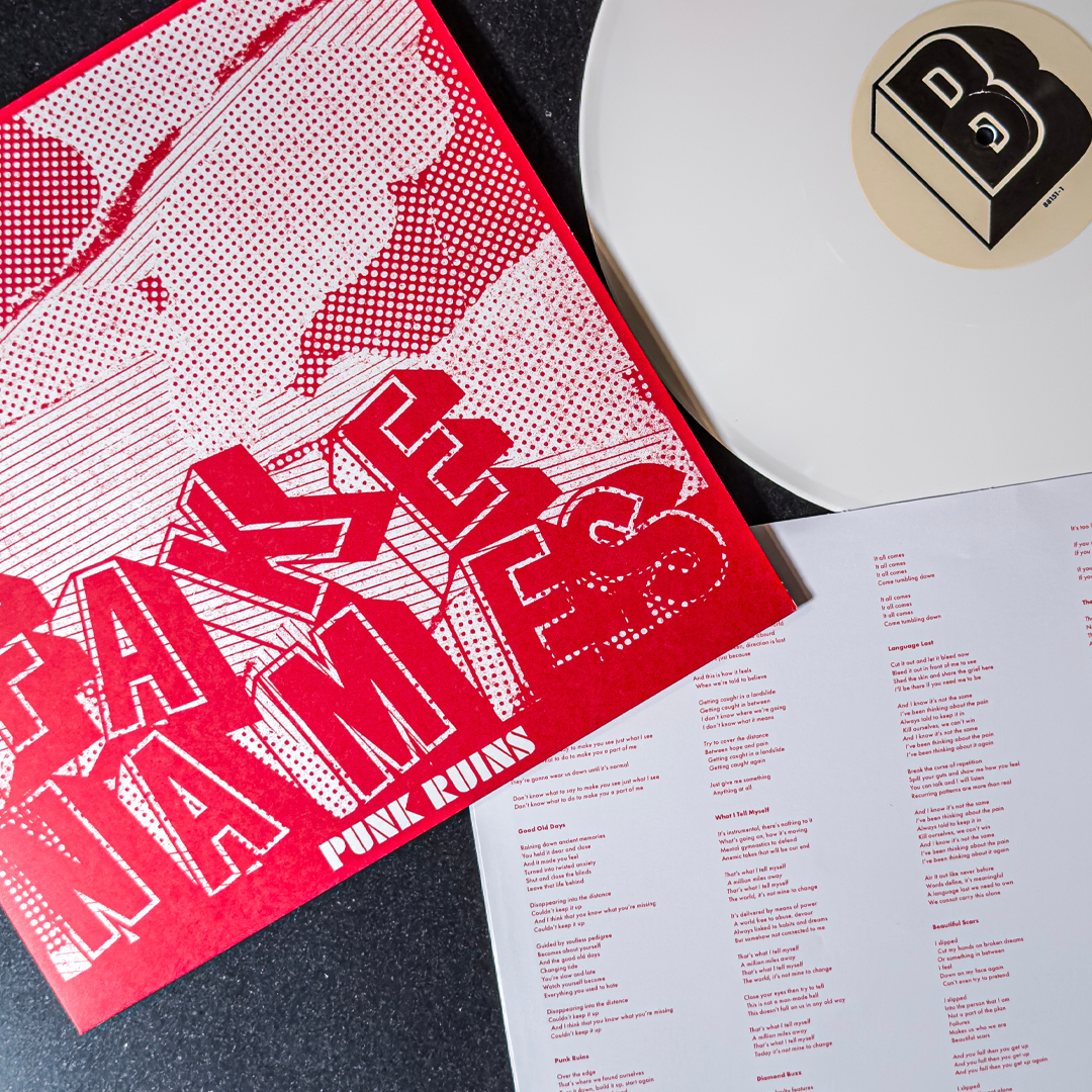 Punk Ruins LP (Opaque White) lifestyle photo