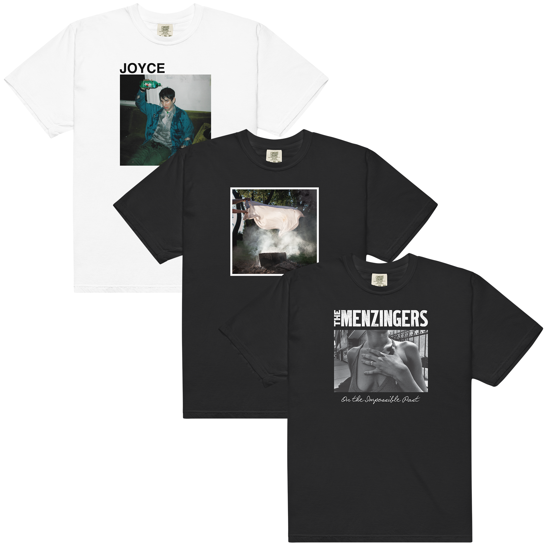 Joyce Manor + Pianos Become The Teeth + The Menzingers T-Shirt Bundle