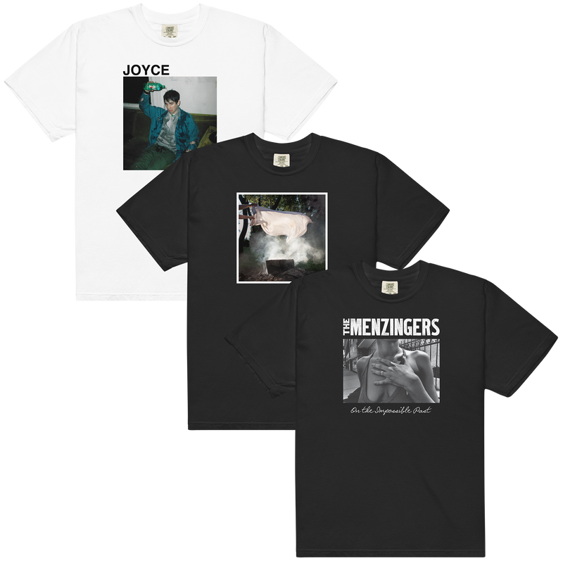 Joyce Manor + Pianos Become The Teeth + The Menzingers T-Shirt Bundle