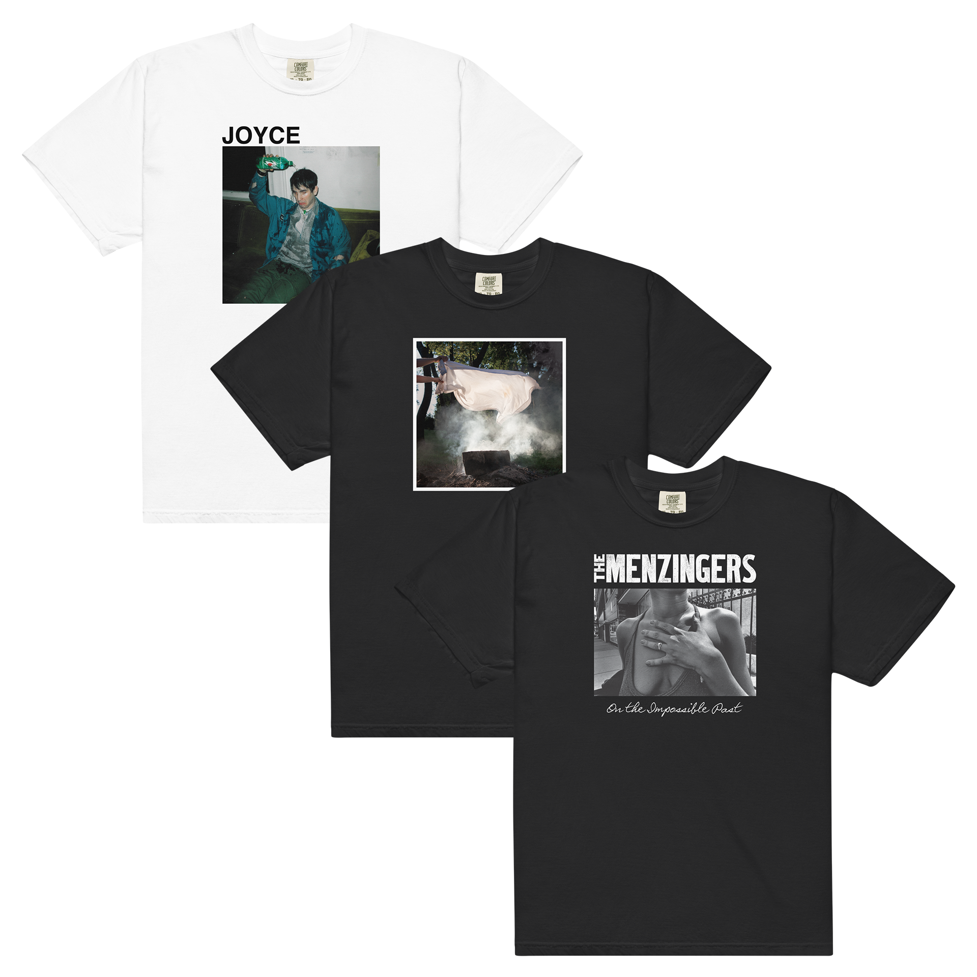 Joyce Manor + Pianos Become The Teeth + The Menzingers T-Shirt Bundle