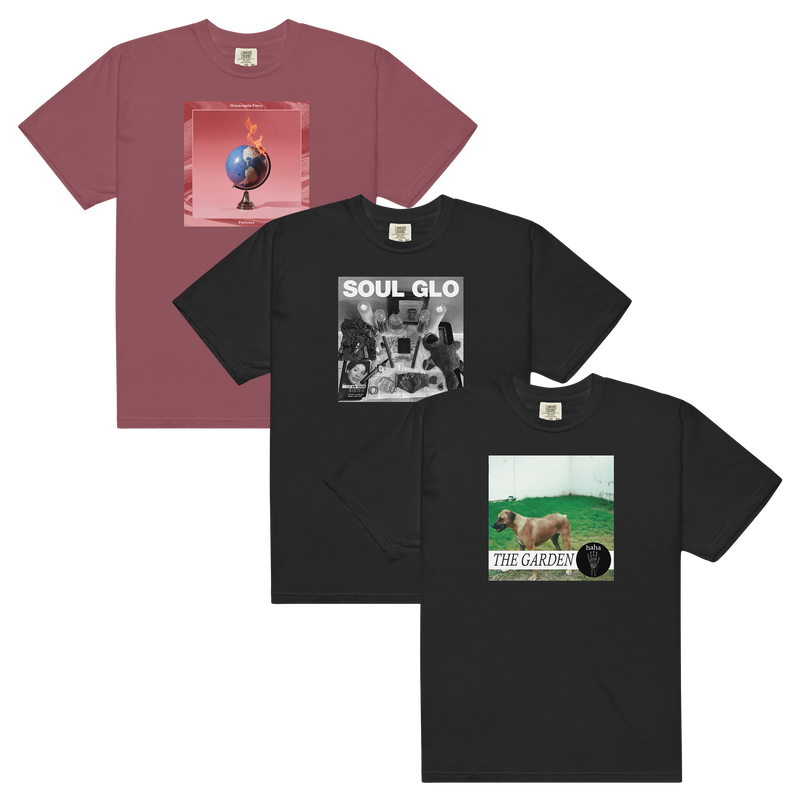 Mannequin Pussy + Soul Glo + The Garden T-Shirt Bundle