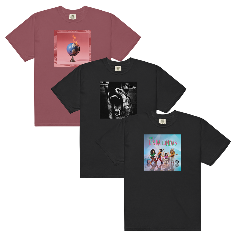 Mannequin Pussy + The Distillers + The Linda Lindas T-Shirt Bundle