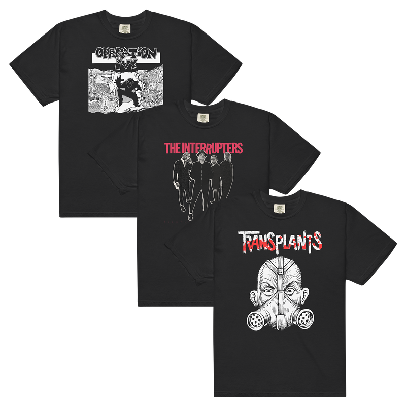 Operation Ivy + The Interrupters + Transplants T-Shirt Bundle