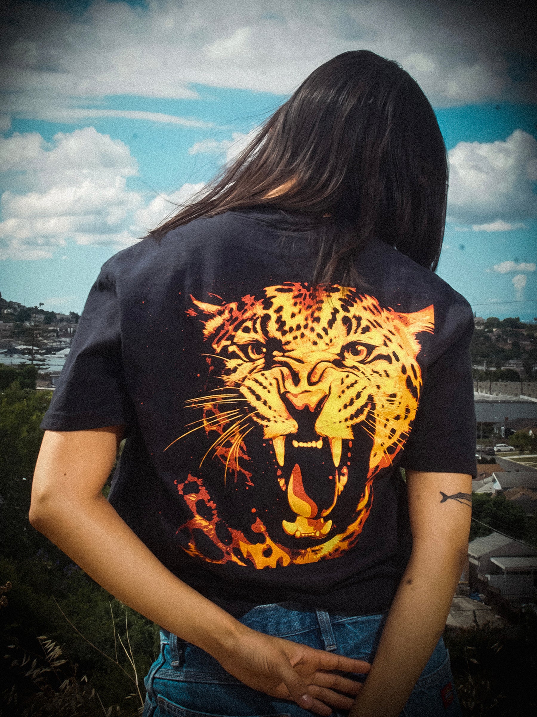 Leopard T-Shirt (Black)
