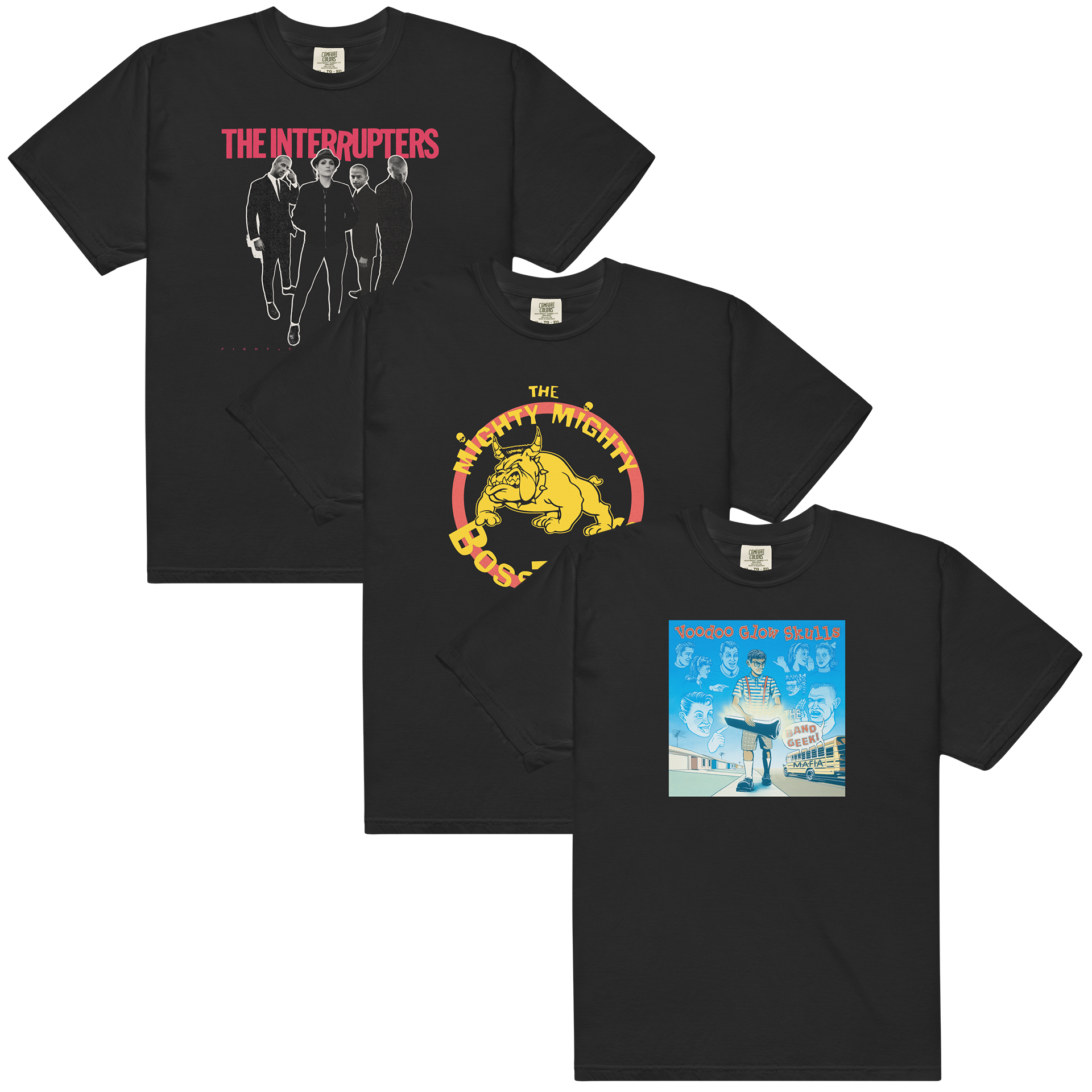 The Interrupters + The Mighty Mighty Bosstones + Voodoo Glow Skulls T-Shirt Bundle