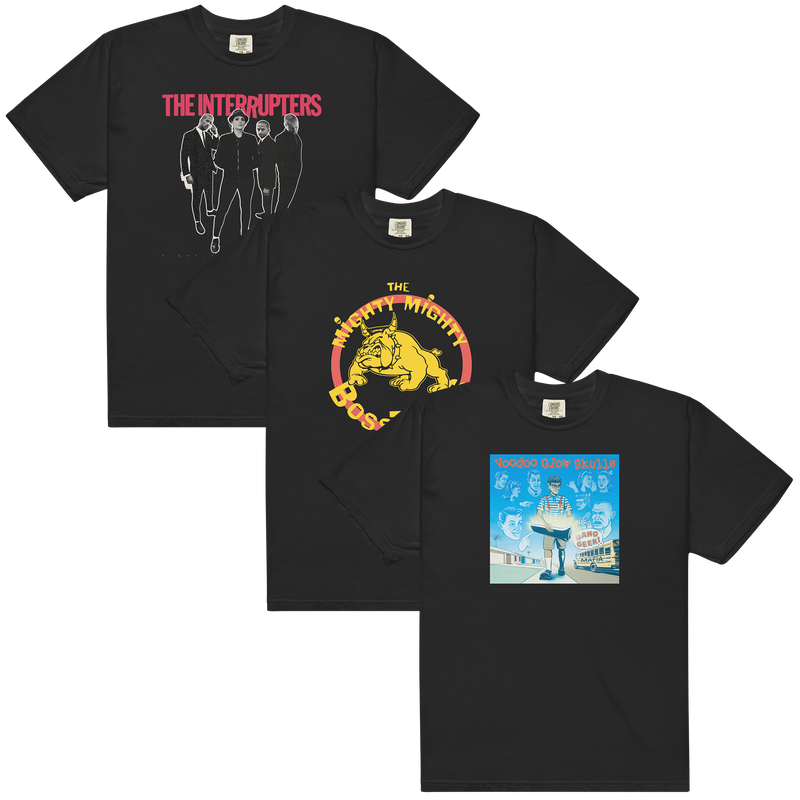 The Interrupters + The Mighty Mighty Bosstones + Voodoo Glow Skulls T-Shirt Bundle