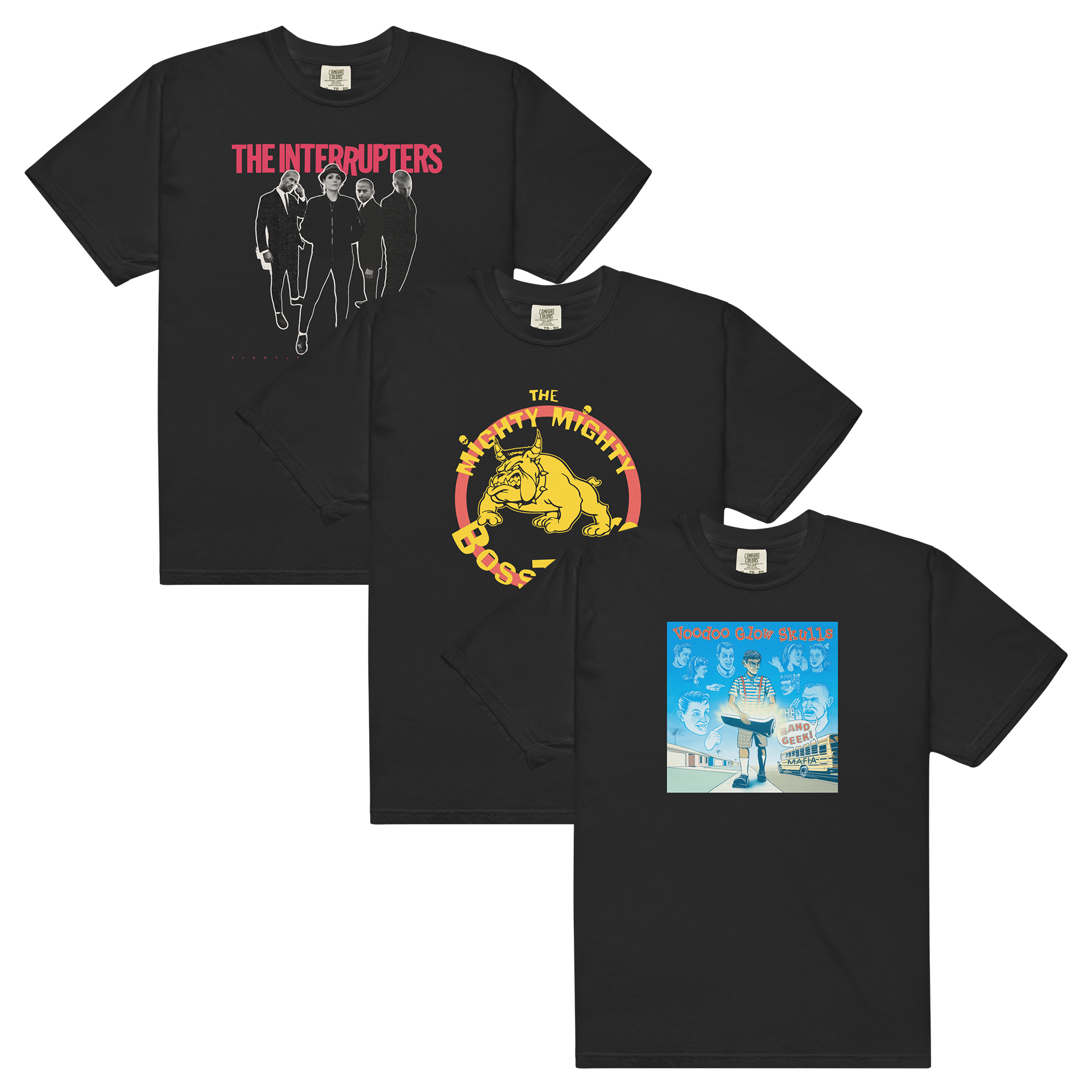 The Interrupters + The Mighty Mighty Bosstones + Voodoo Glow Skulls T-Shirt Bundle