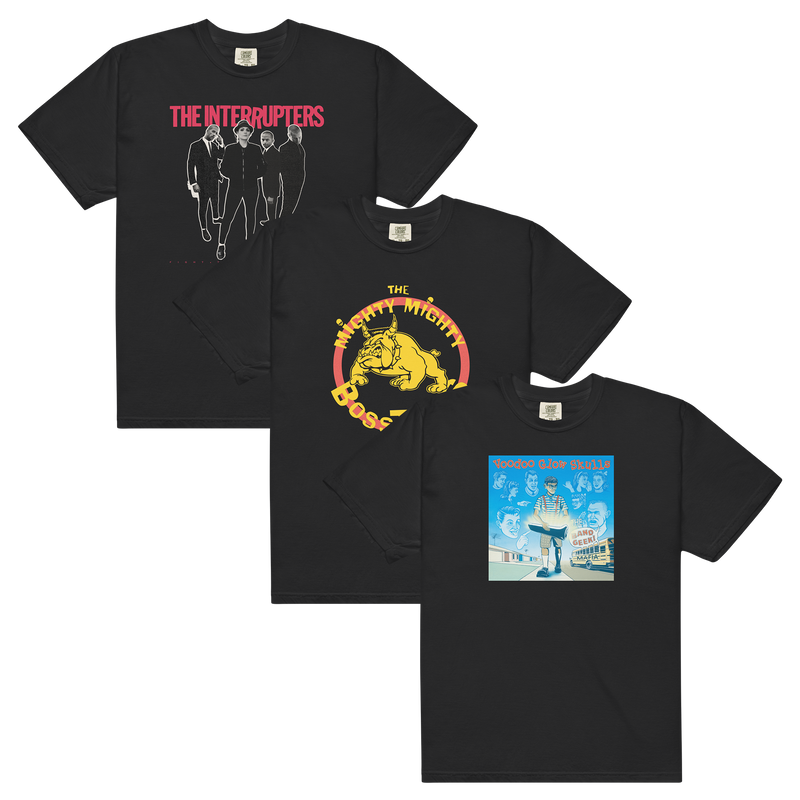 The Interrupters + The Mighty Mighty Bosstones + Voodoo Glow Skulls T-Shirt Bundle