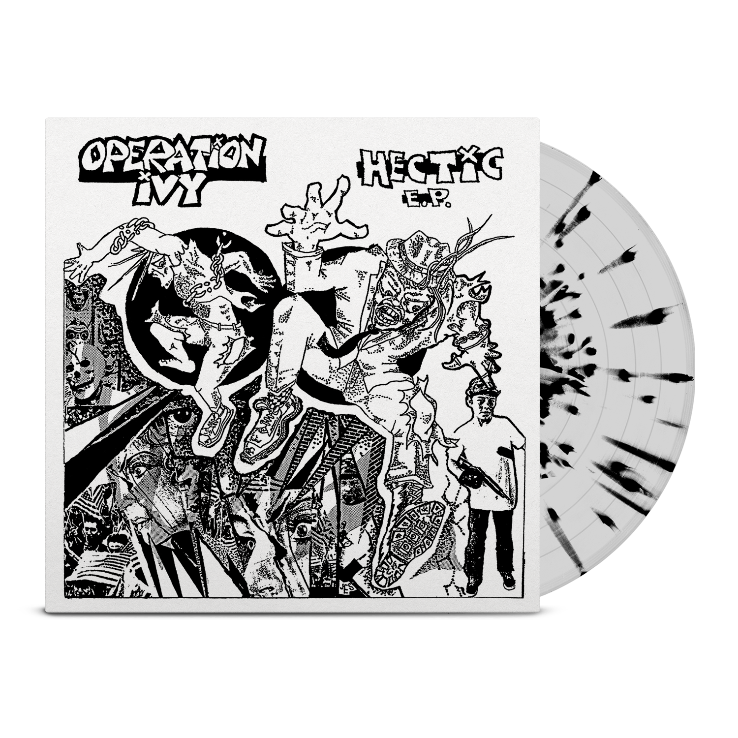 Hectic 12" EP (Clear/Black)