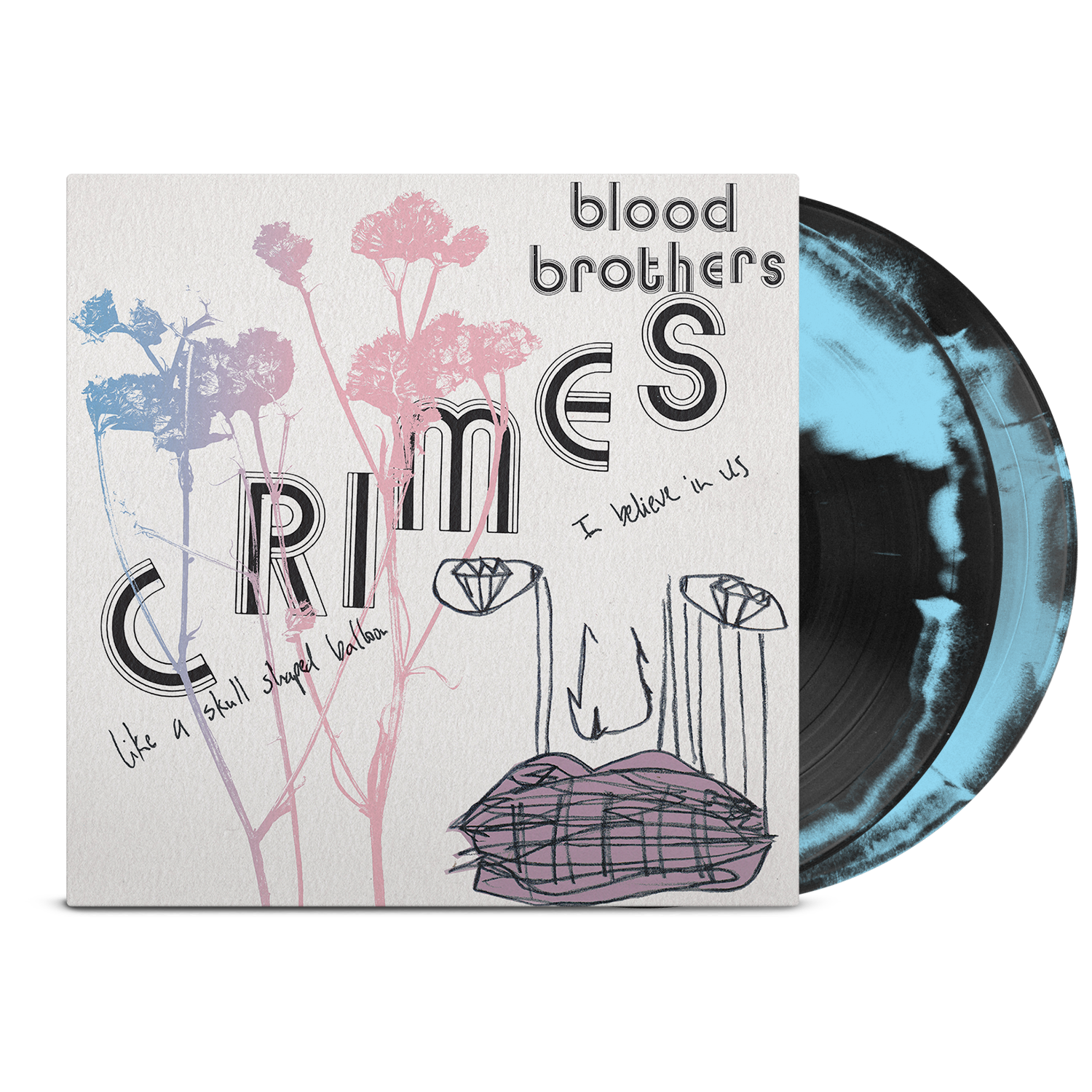 Crimes 2xLP (Collector's Edition) (Black/Baby Blue)
