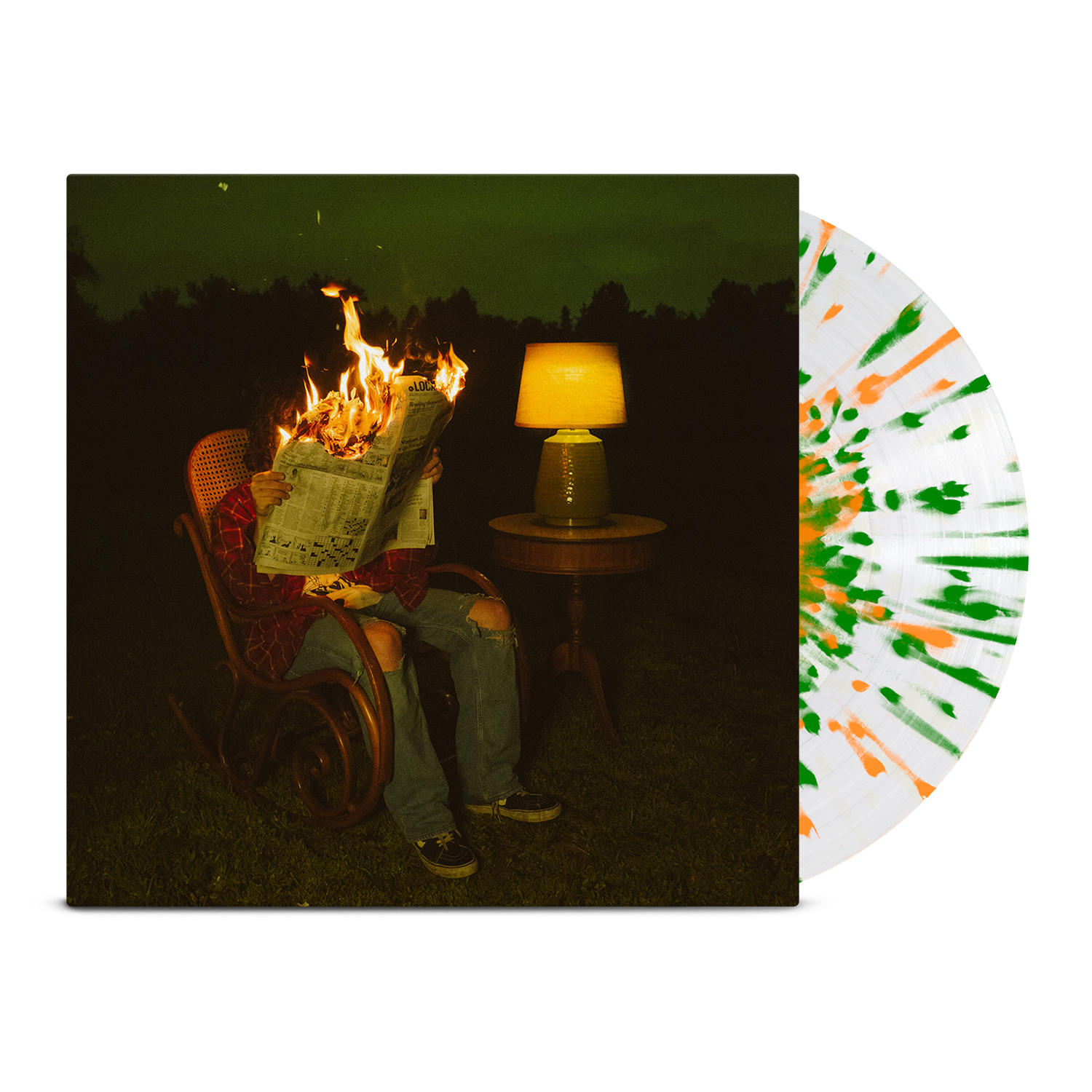 I Hope Hell Isn't Real LP (Clear/Orange/Green)