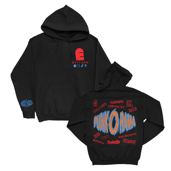 m*r様 kwikie hoodie fuckthisindustry punk Punk-O-Rama Logo Pullover Hoodie (Black) – Epitaph Records