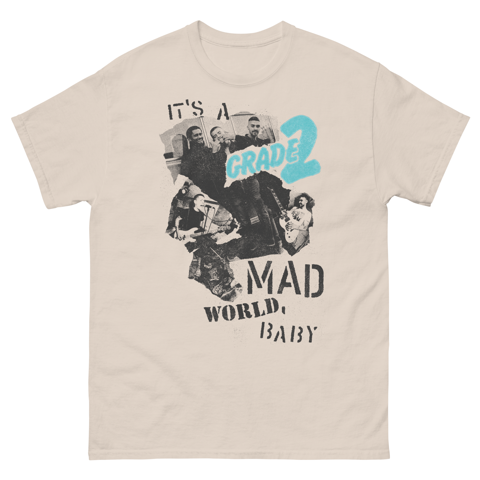 madd gear t shirt Mad World T-Shirt (Natural) 2XL