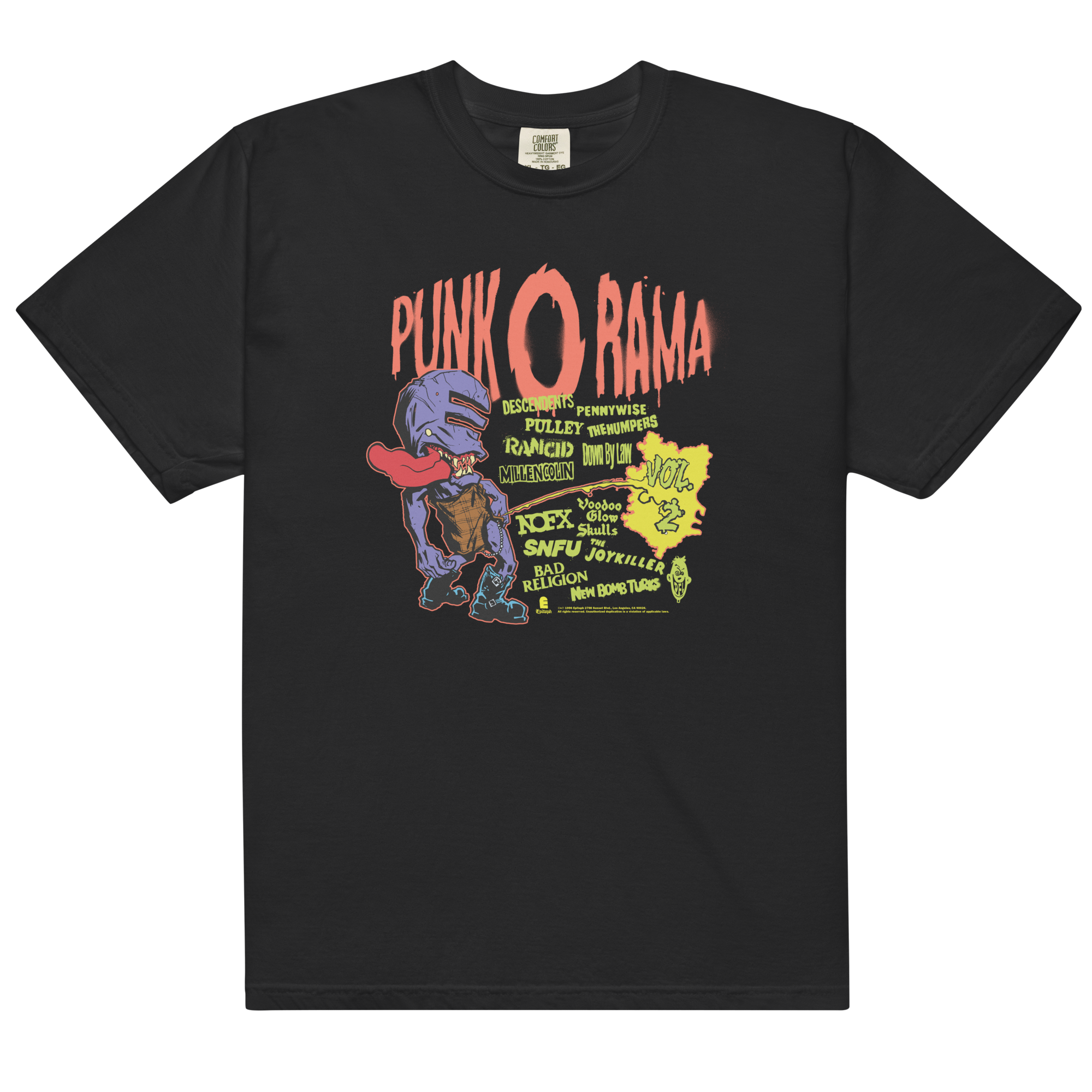 Punk-O-Rama Volume 2 T-Shirt (Black)