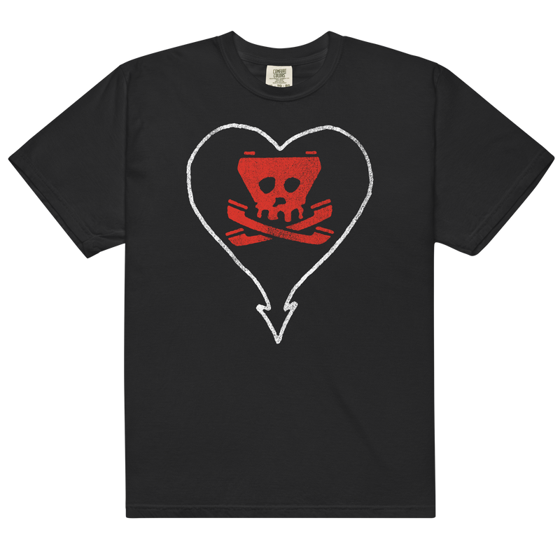 Heartskull Tone T-Shirt (Black)
