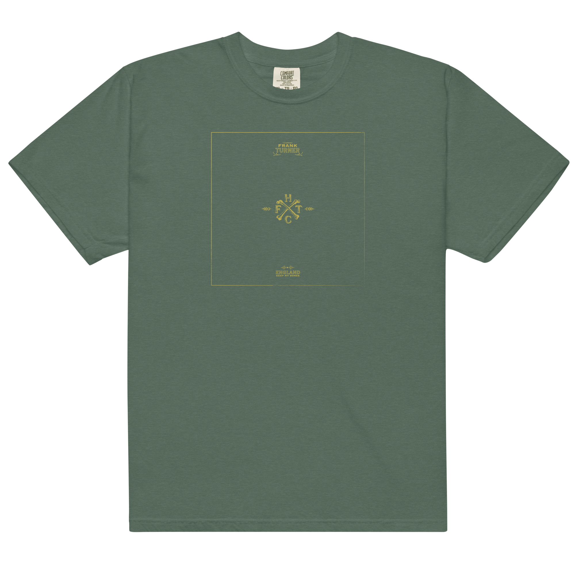 England Keep My Bones T-Shirt (Green)
