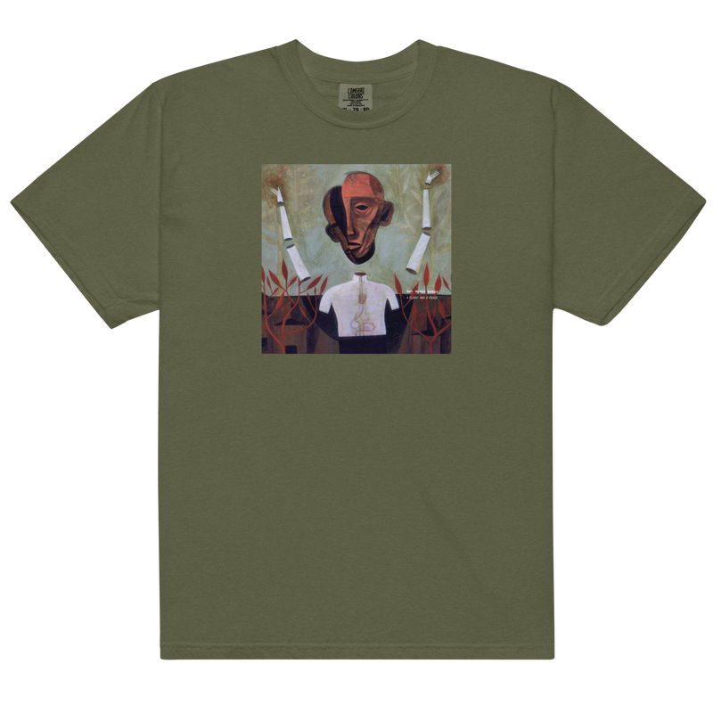 A Fight and a Crash T-Shirt (Hemp Green)