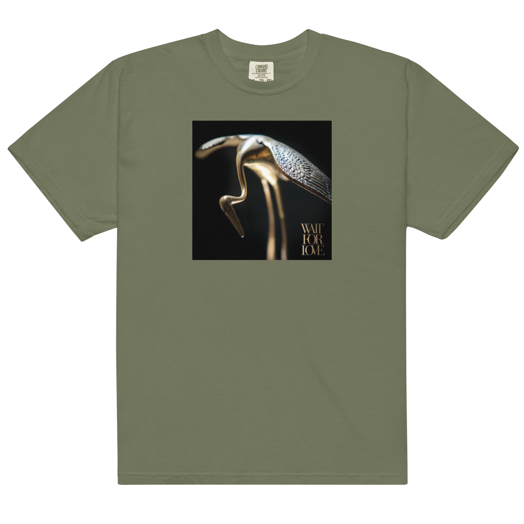 Wait for Love T-Shirt (Moss Green)