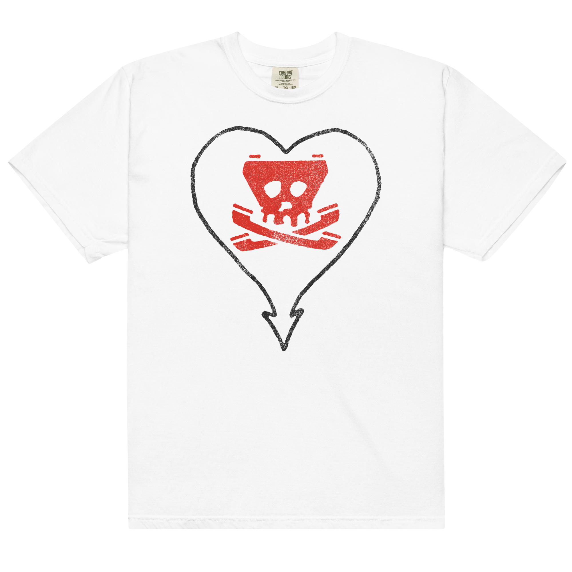 Heartskull Tone T-Shirt (White)