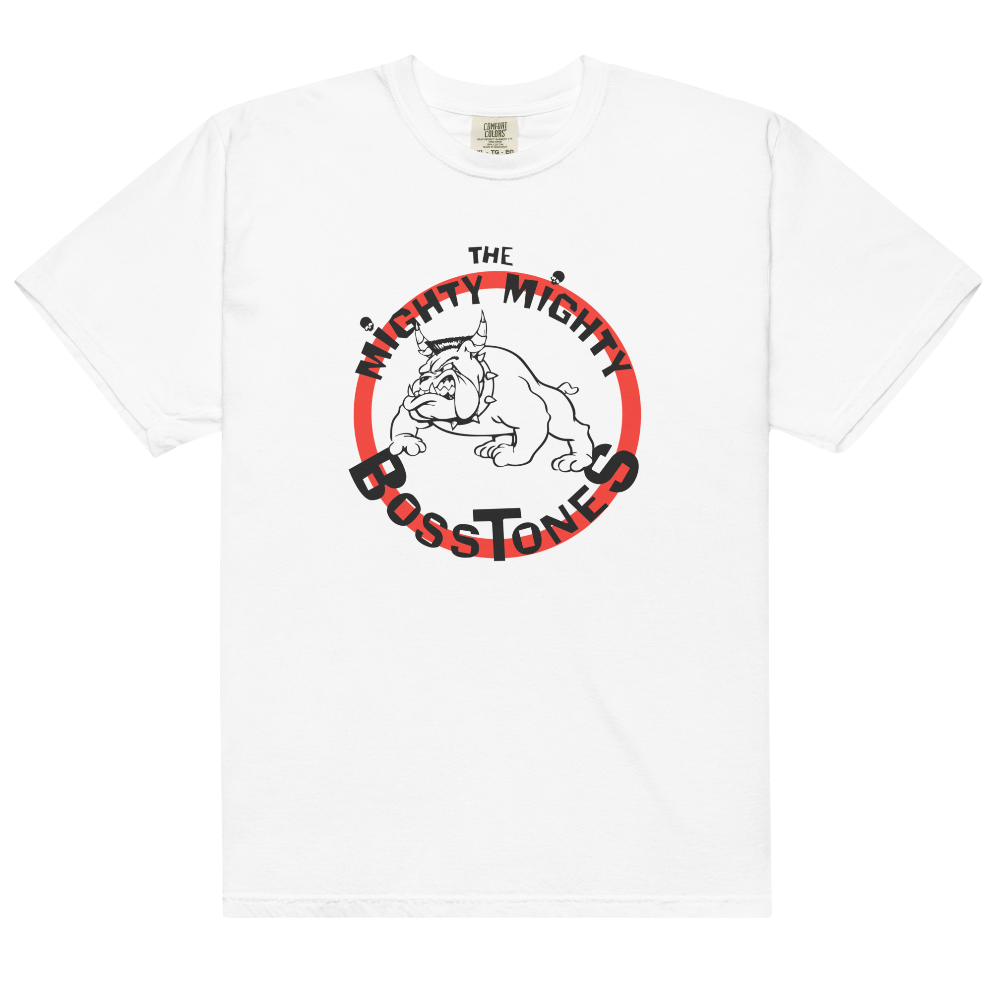 Bulldog Logo T-Shirt (White) Front