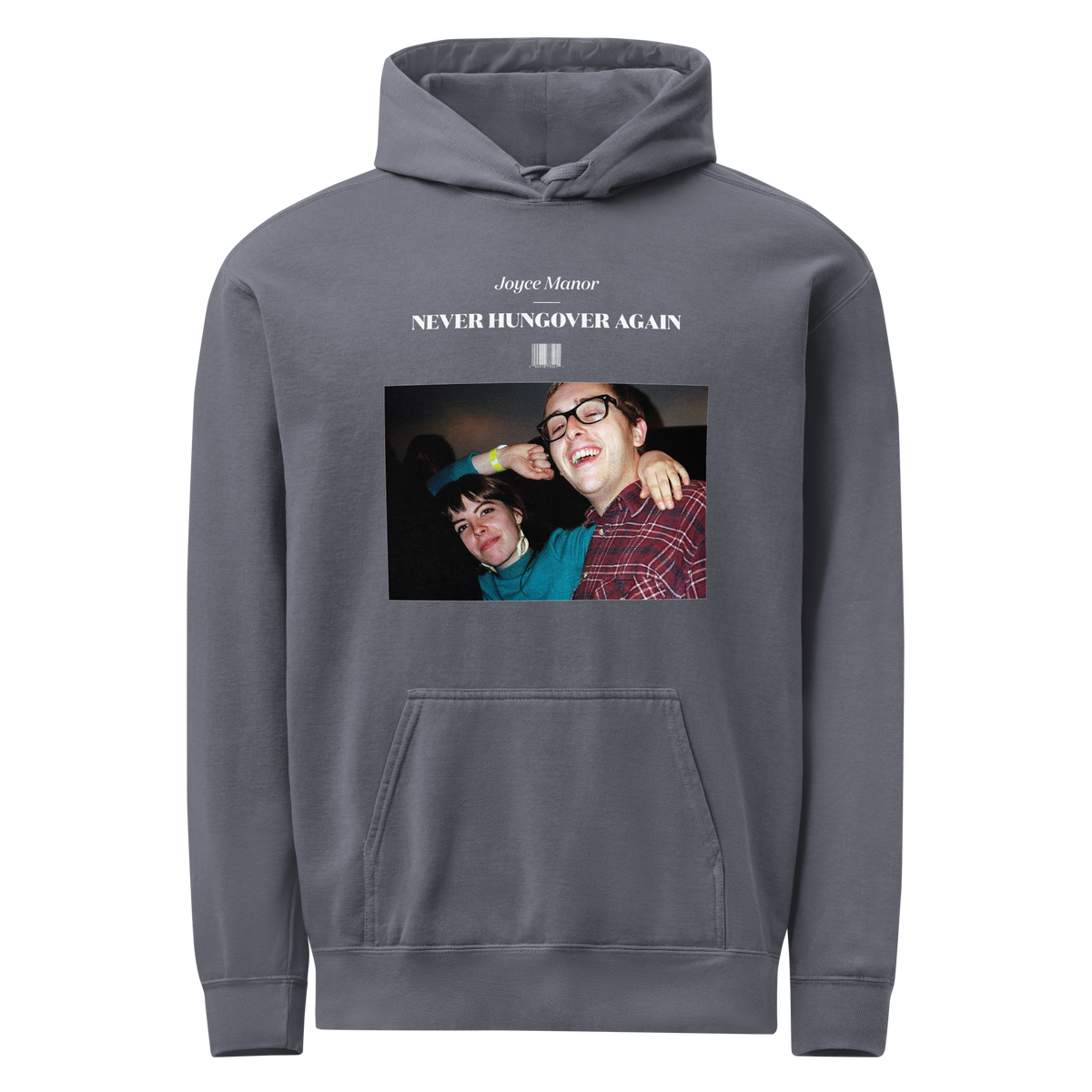 Never Hungover Again Hoodie (Dark Blue)