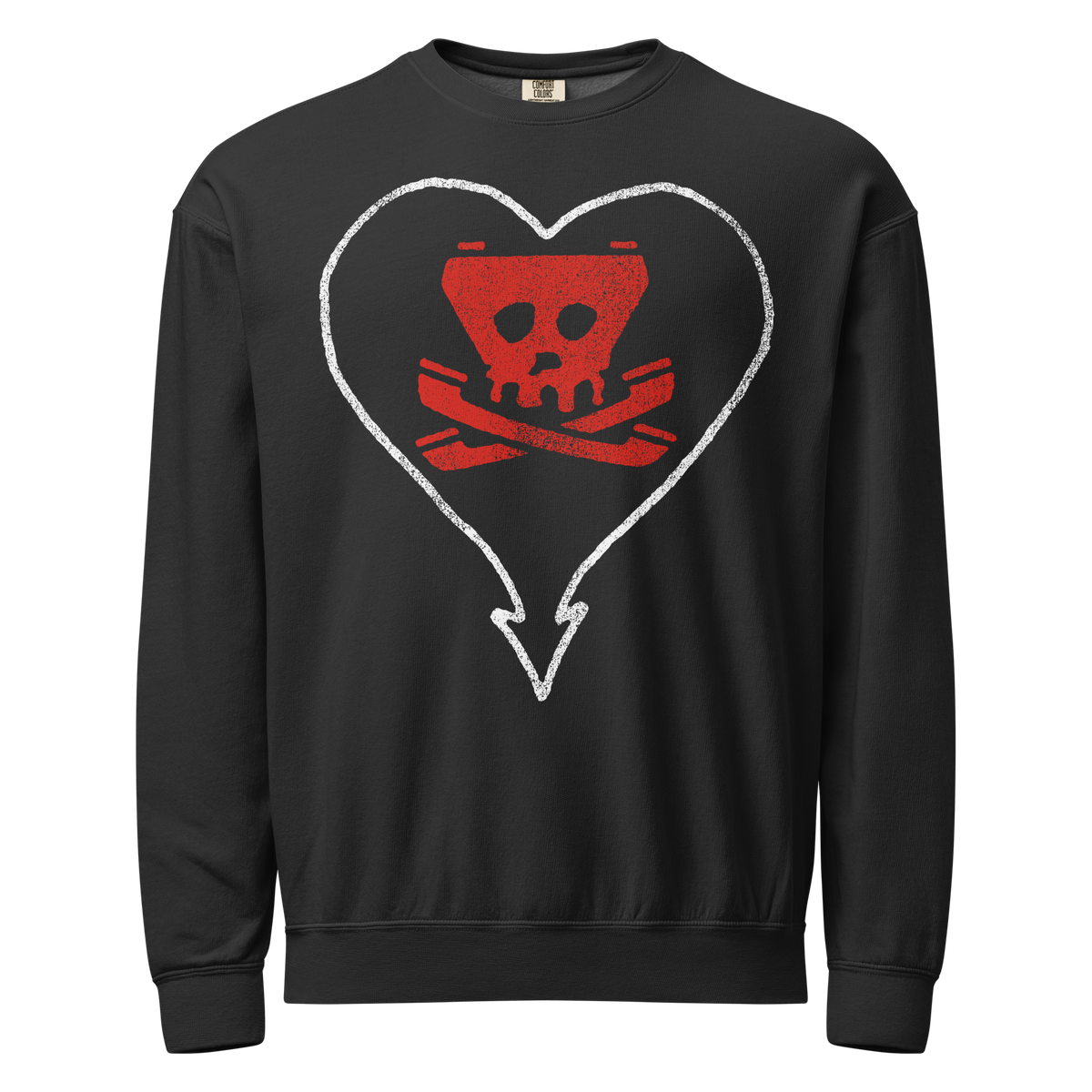 Heartskull Tone Sweatshirt (Black)