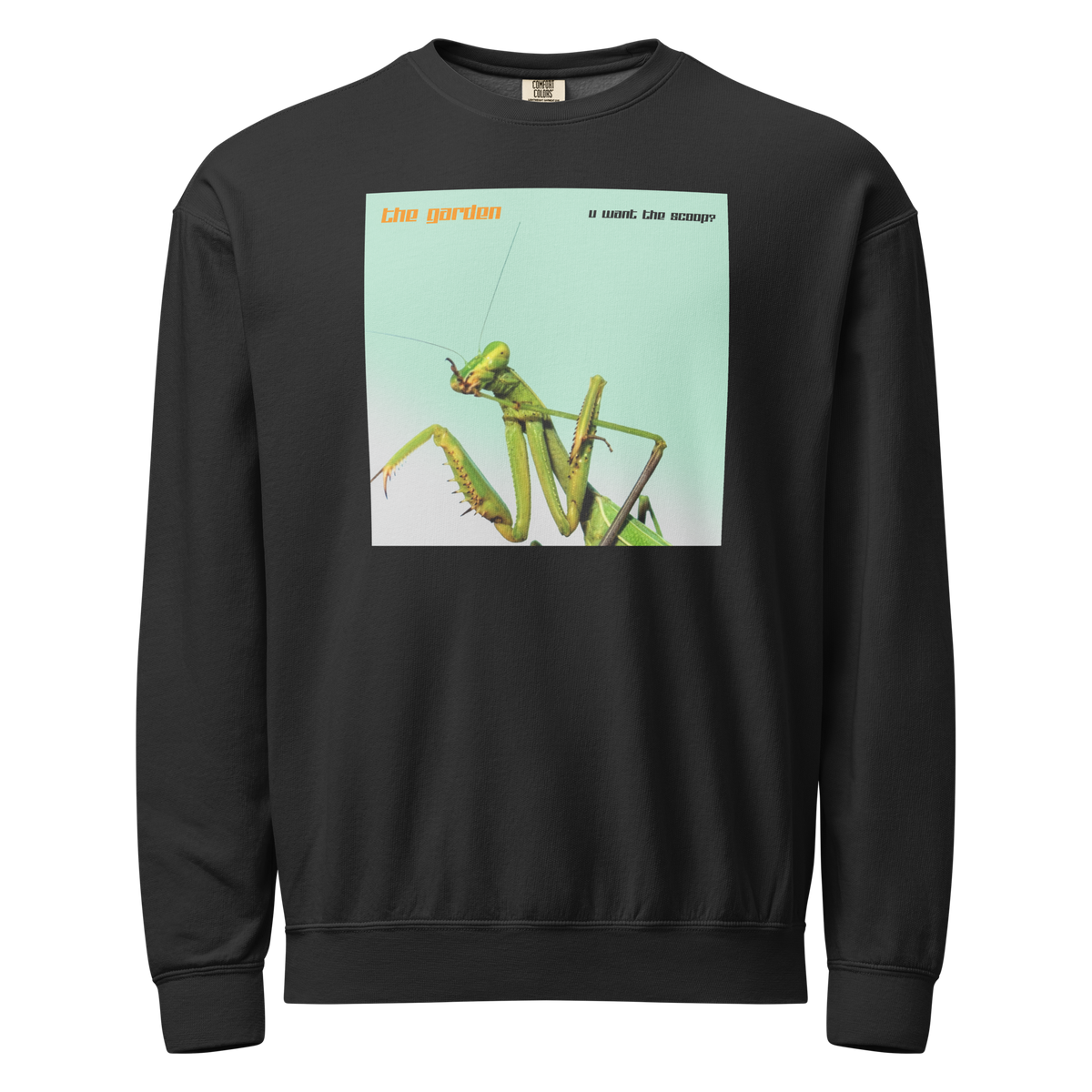 U Want The Scoop? Sweatshirt (Black)